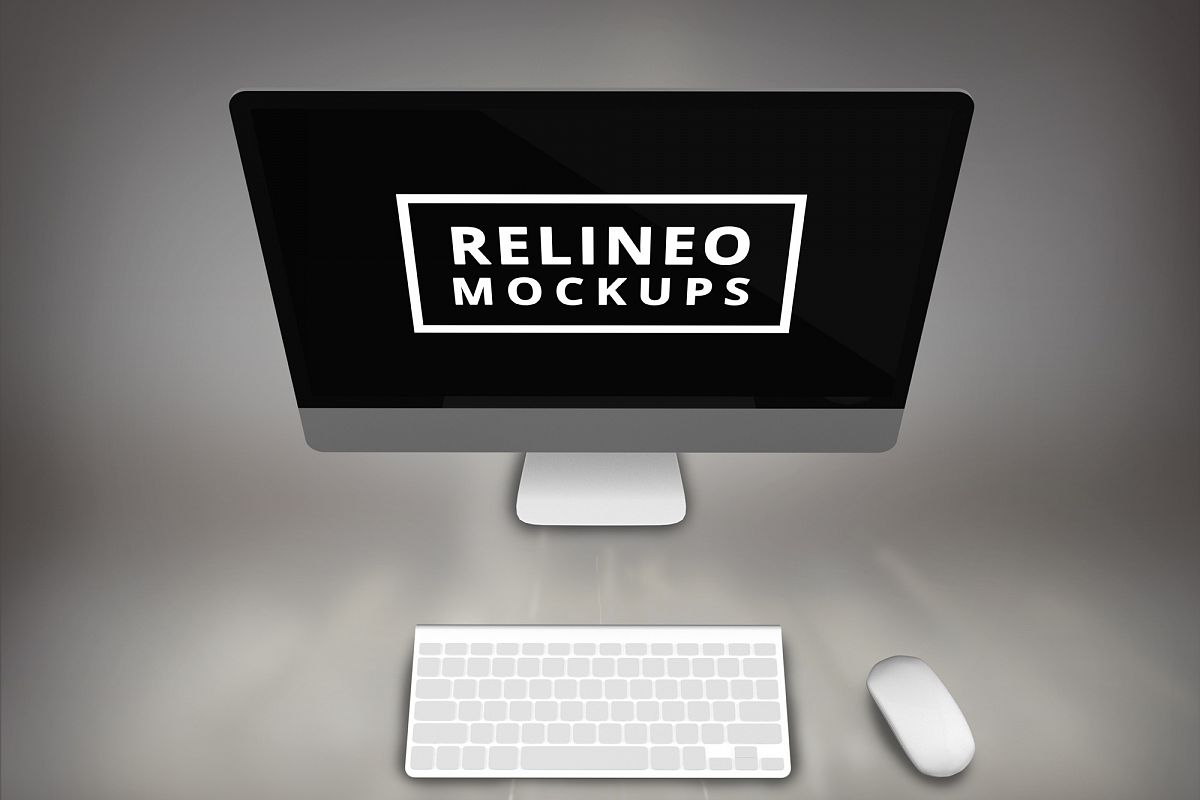 Apple iMac Mock-up #1 example image 1