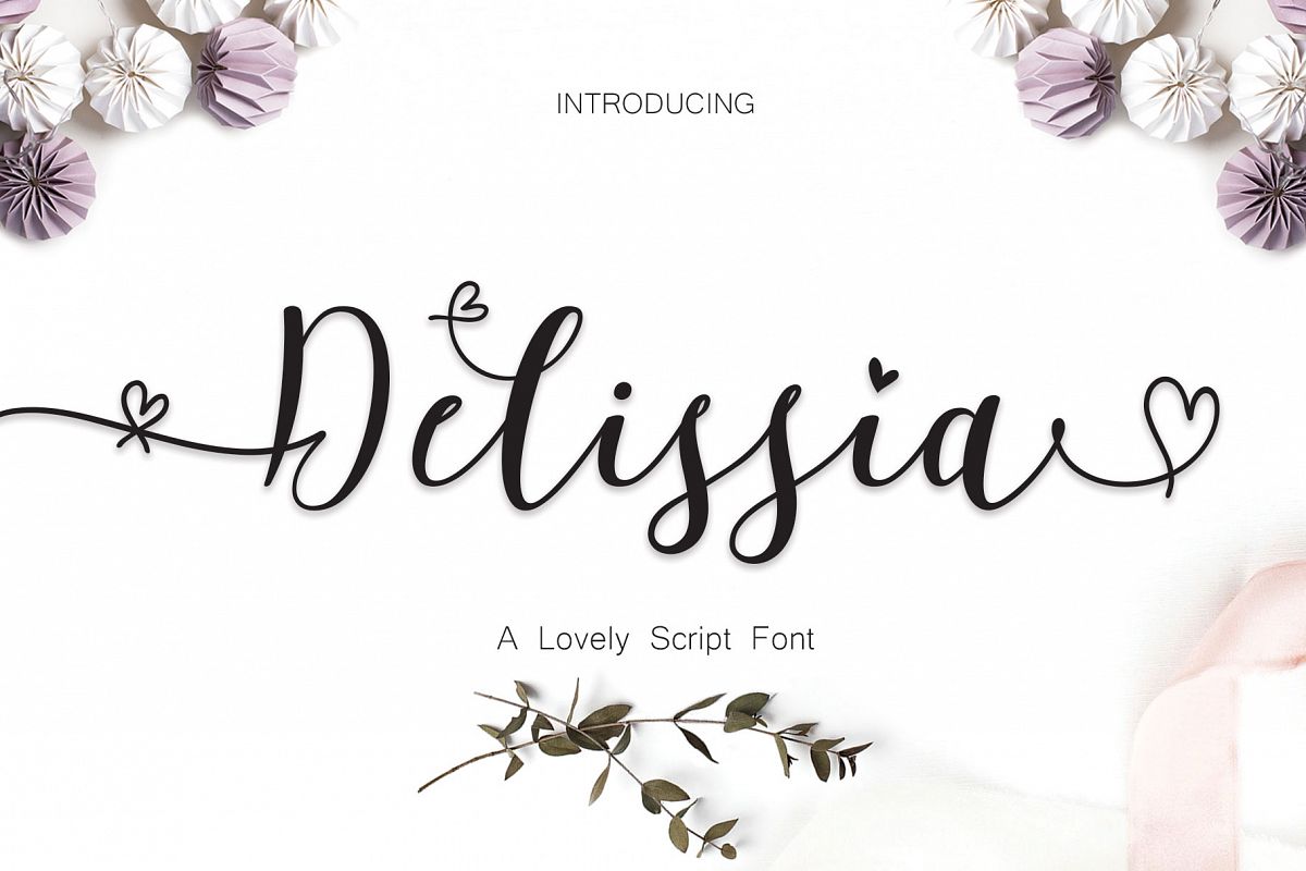 Delissia Script example image 1