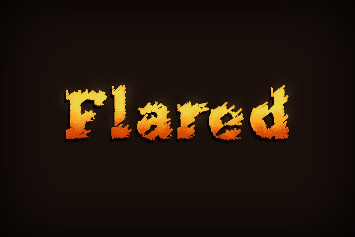 Flared Font example image 1