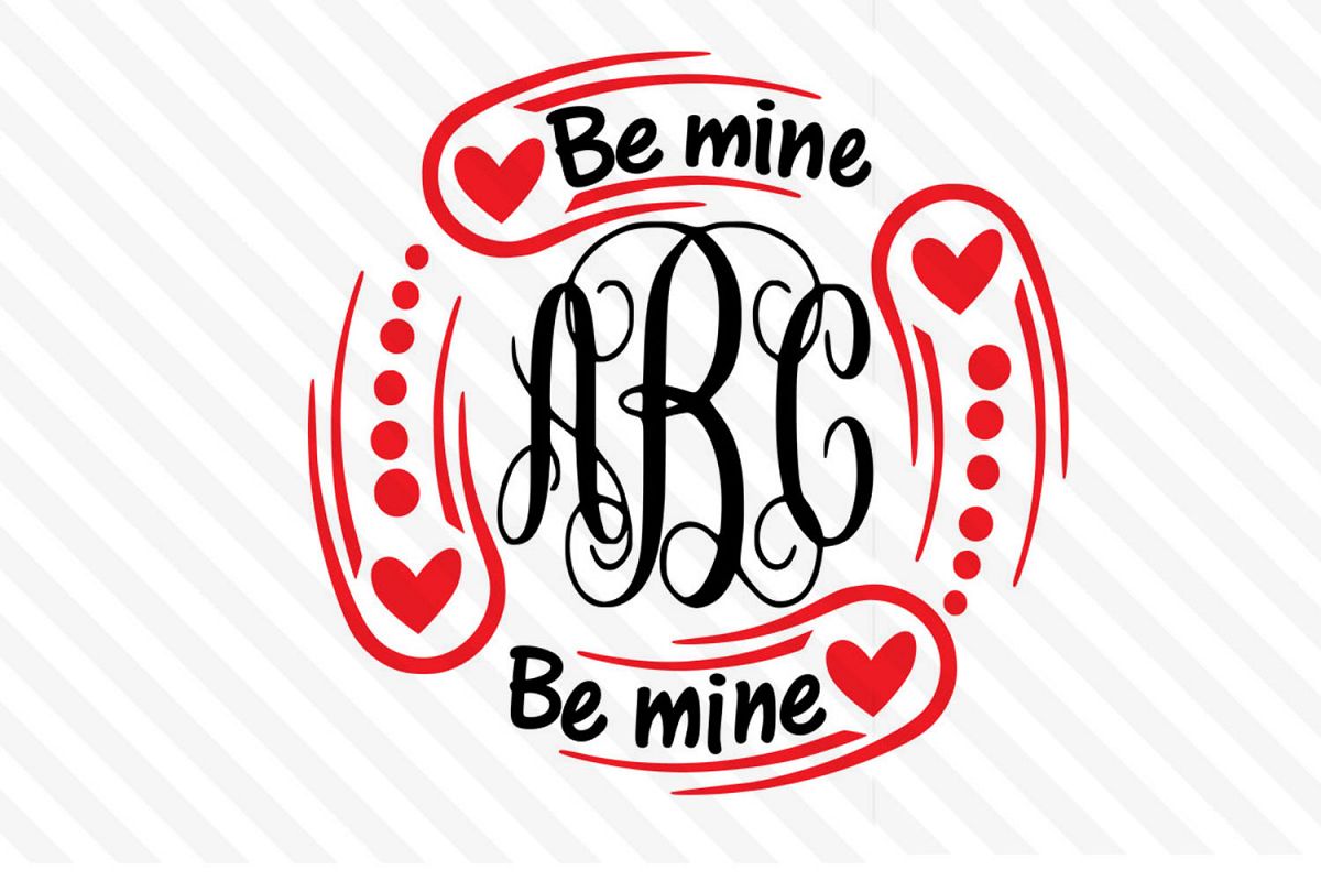 Monogram ,LOVE,Valentine day,Cricut,Silhouette,couple ,Font example image 1