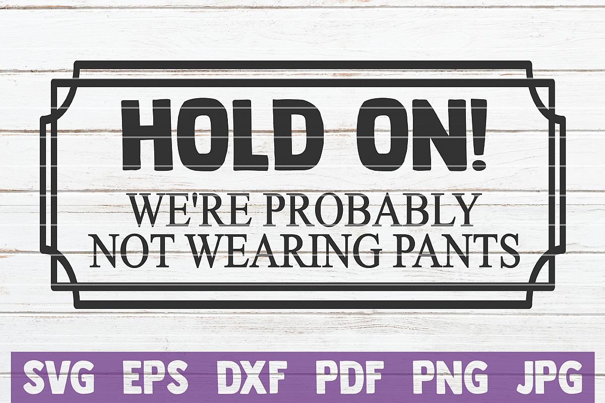 Hold On We're Probably Not Wearing Pants example image 1
