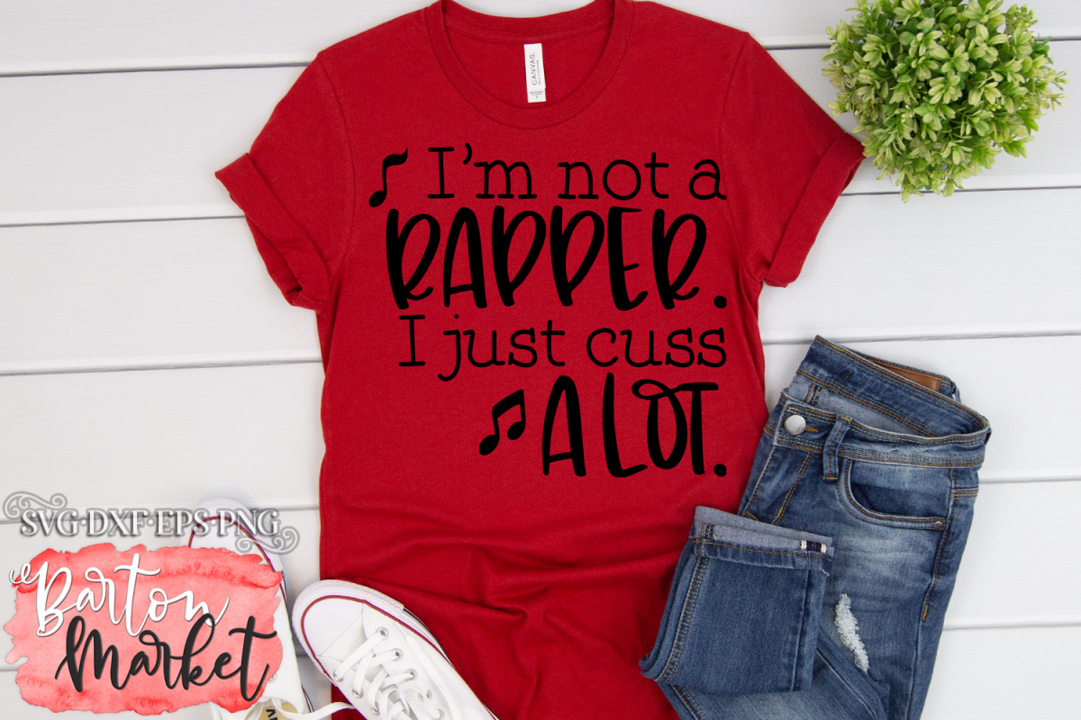 I'm Not A Rapper SVG DXF EPS PNG example image 1
