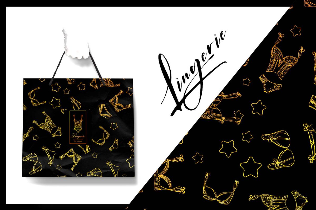 Lingerie. Emblem texture example image 1