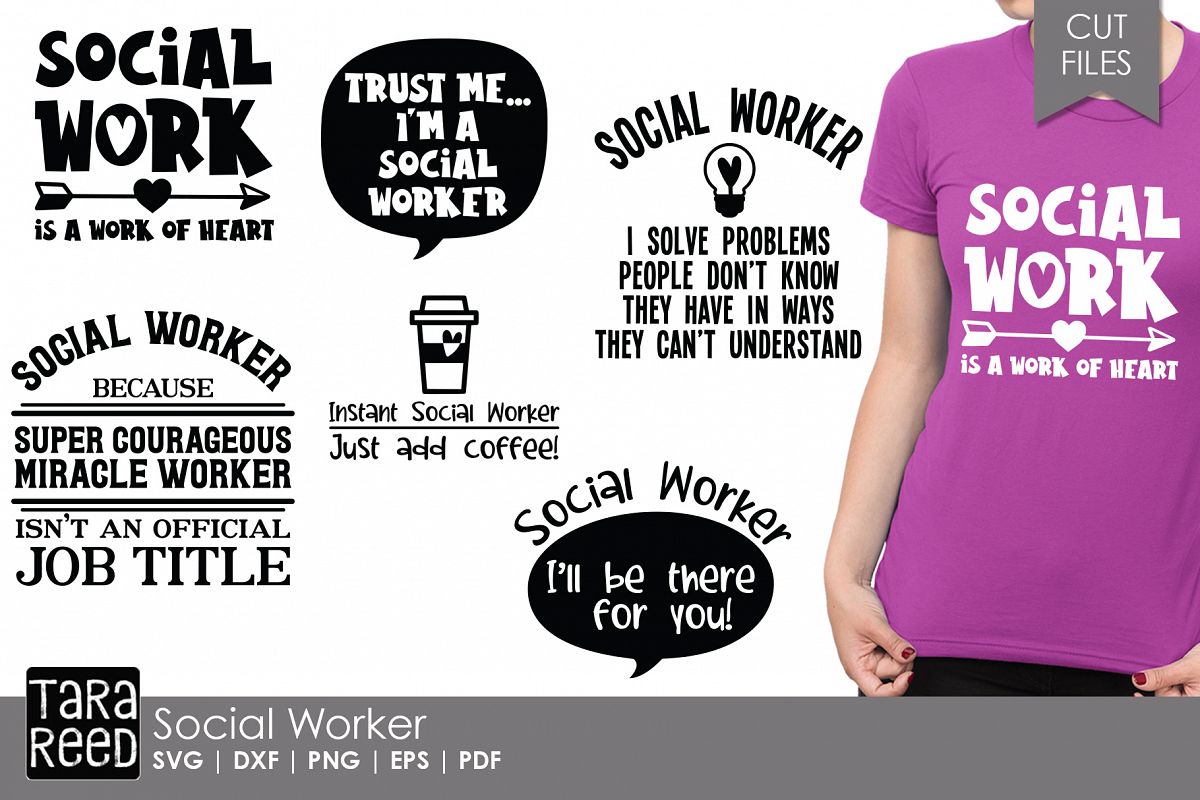 Download Social Worker - SVG and Cut Files for Crafters