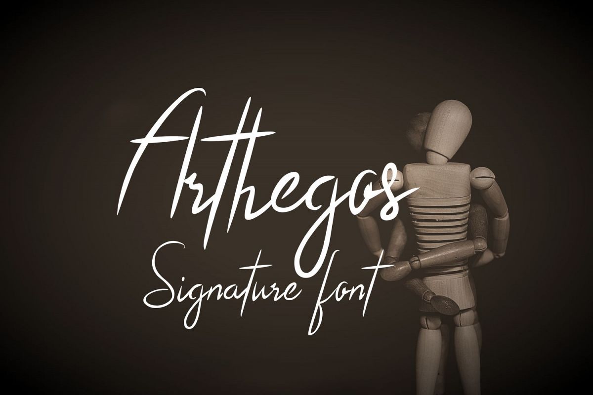 Arthegos Font example image 1