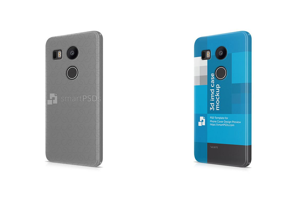 Google Nexus 5X 3d IMD Mobile Case Design Mockup 2015 example image 1