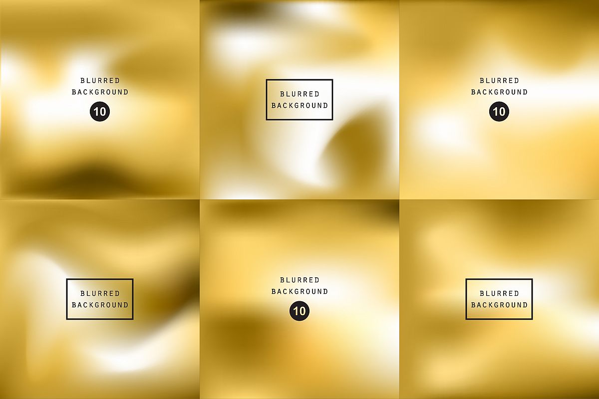 Blurred gold effect holographic gradient abstract background example image 1
