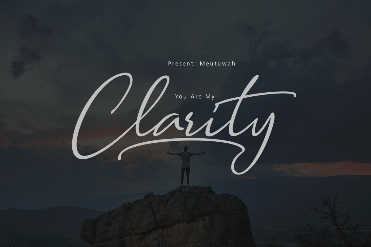 Clarity Script example image 1