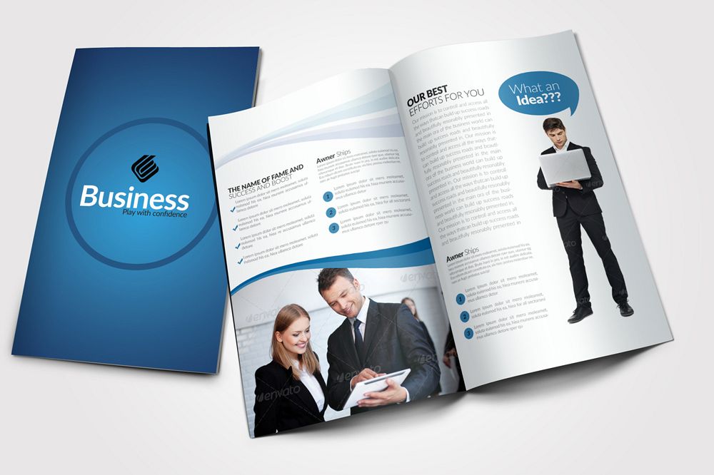Business Dealing Bifold Brochure example image 1