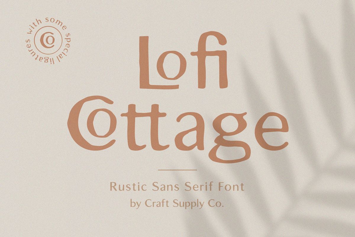 Lofi Cottage - Rustic Sans Serif example image 1