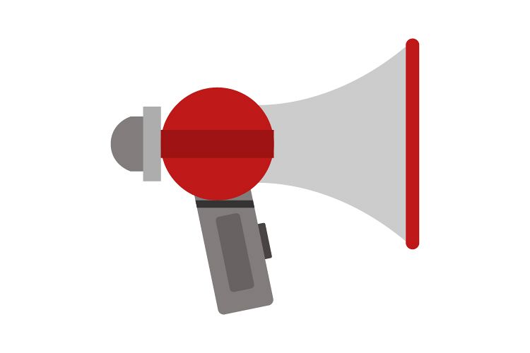 Megaphone icon example image 1