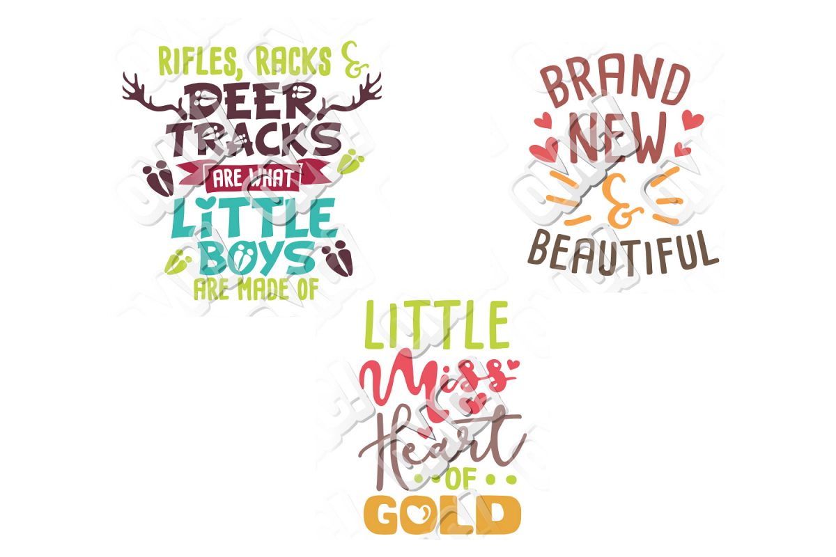 Baby Shower SVG Bundle example image 1