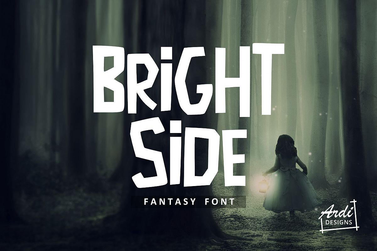 Bright Side font example image 1