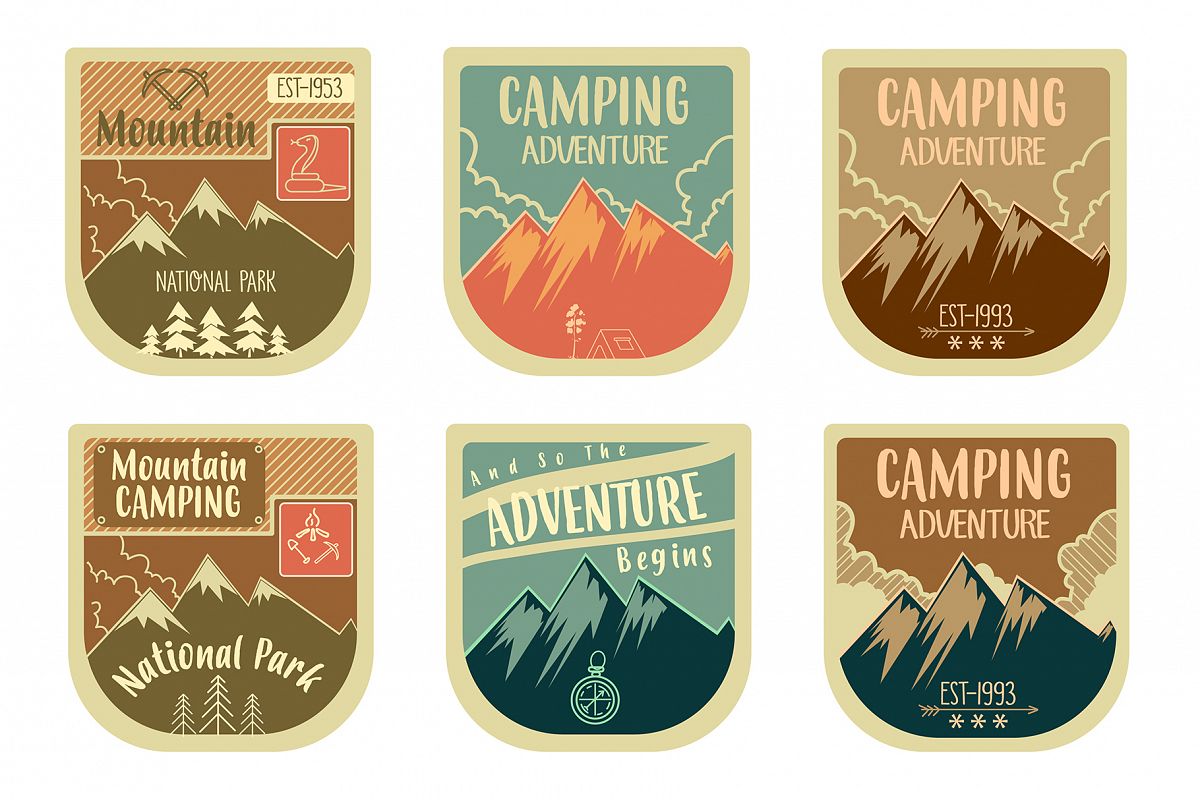 Adventure badges collection example image 1