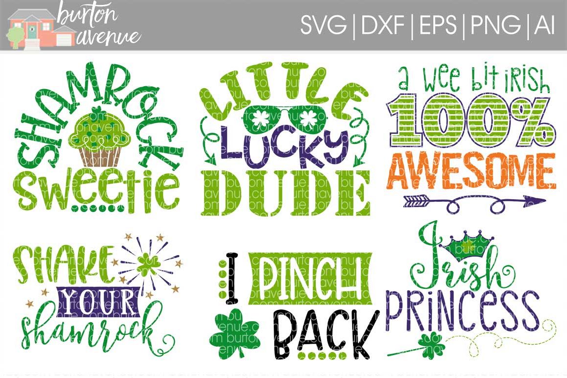 St. Patrick's Day T-Shirt SVG Bundle for Cricut, Silhouette example image 1
