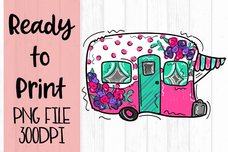 Bright Camper Ready to Print example image 1