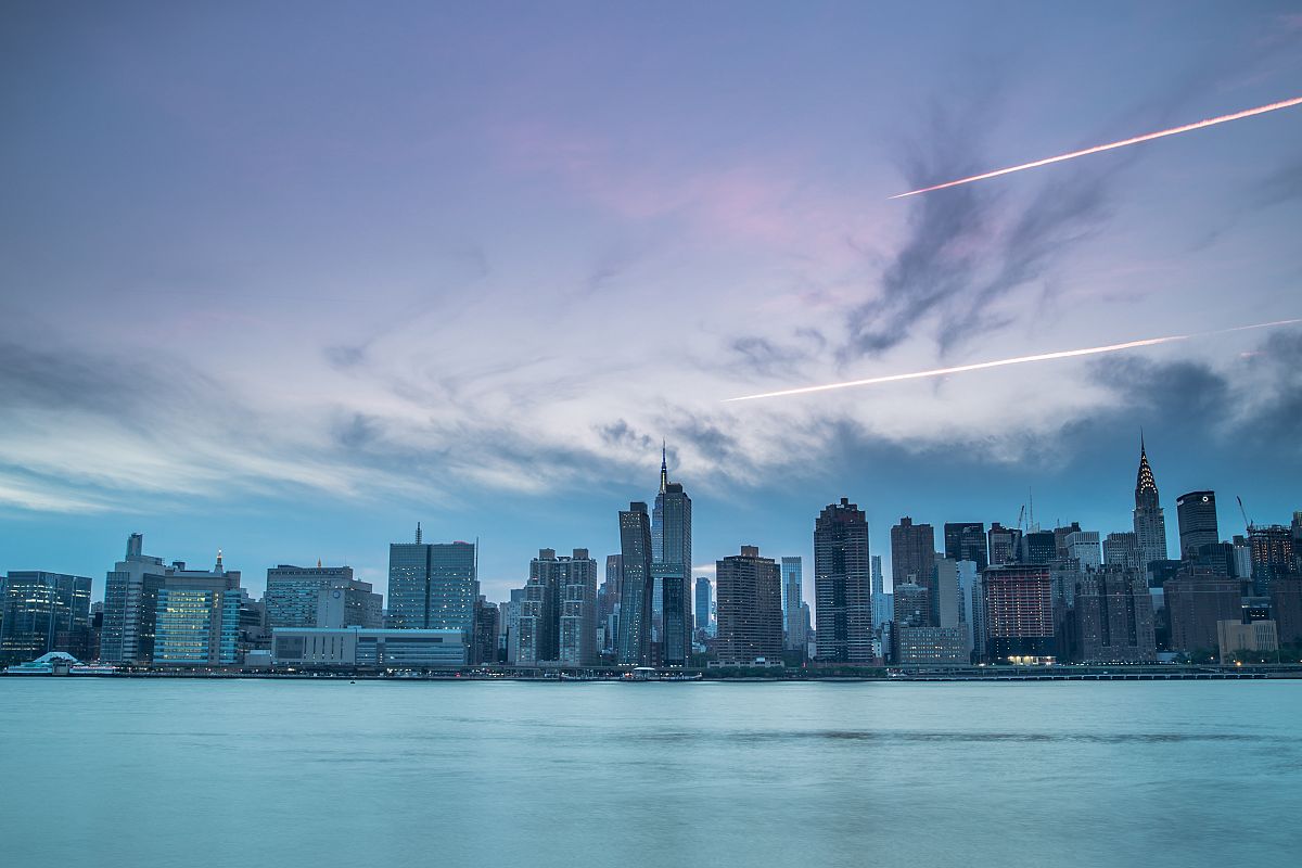 Cityscape view during sunset example image 1