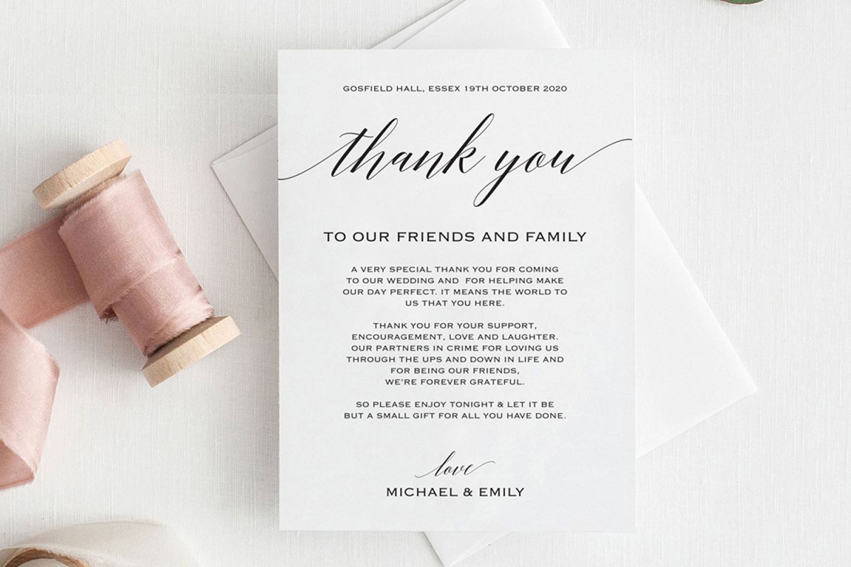 Thank You Card example image 1