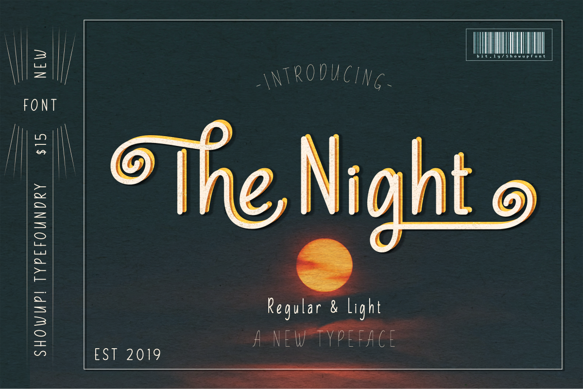 The Night Typeface example image 1