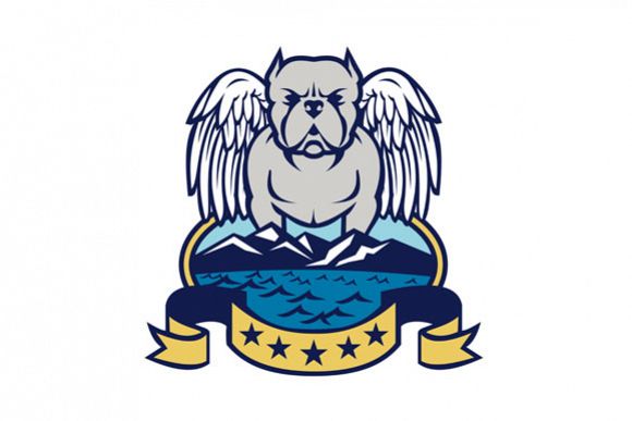 American Bully Dog Angel Wings Island example image 1