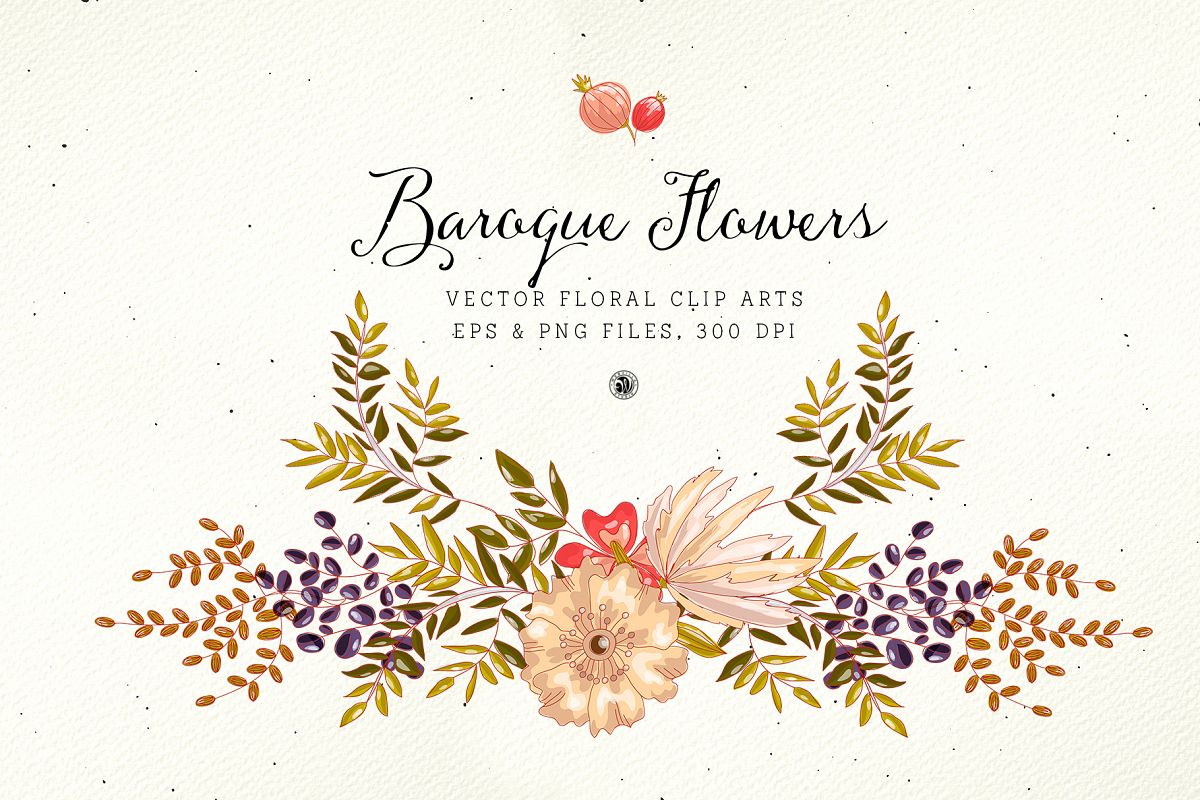 Baroque Flowers example image 1