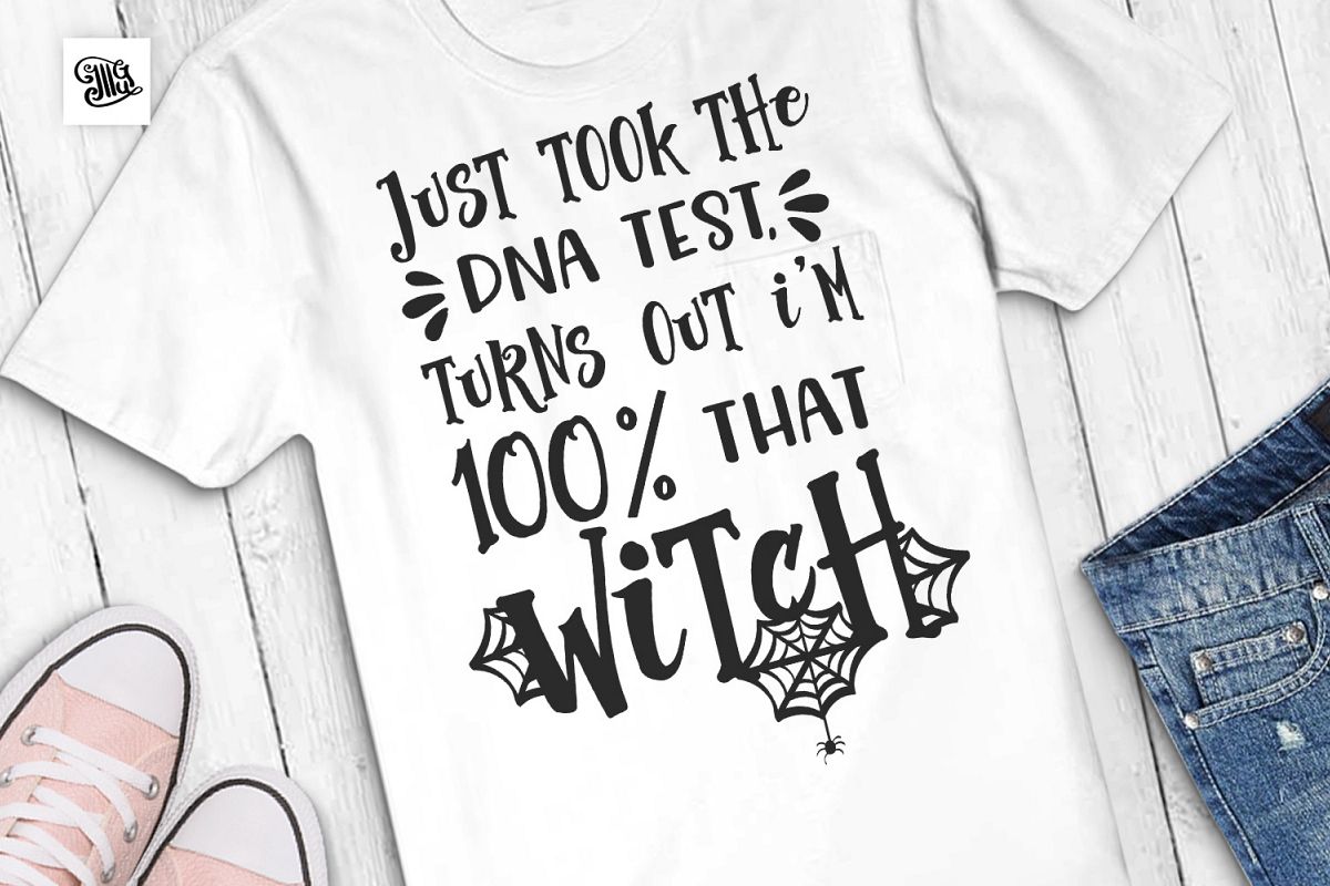 DNA test 100 percent that witch - Halloween example image 1