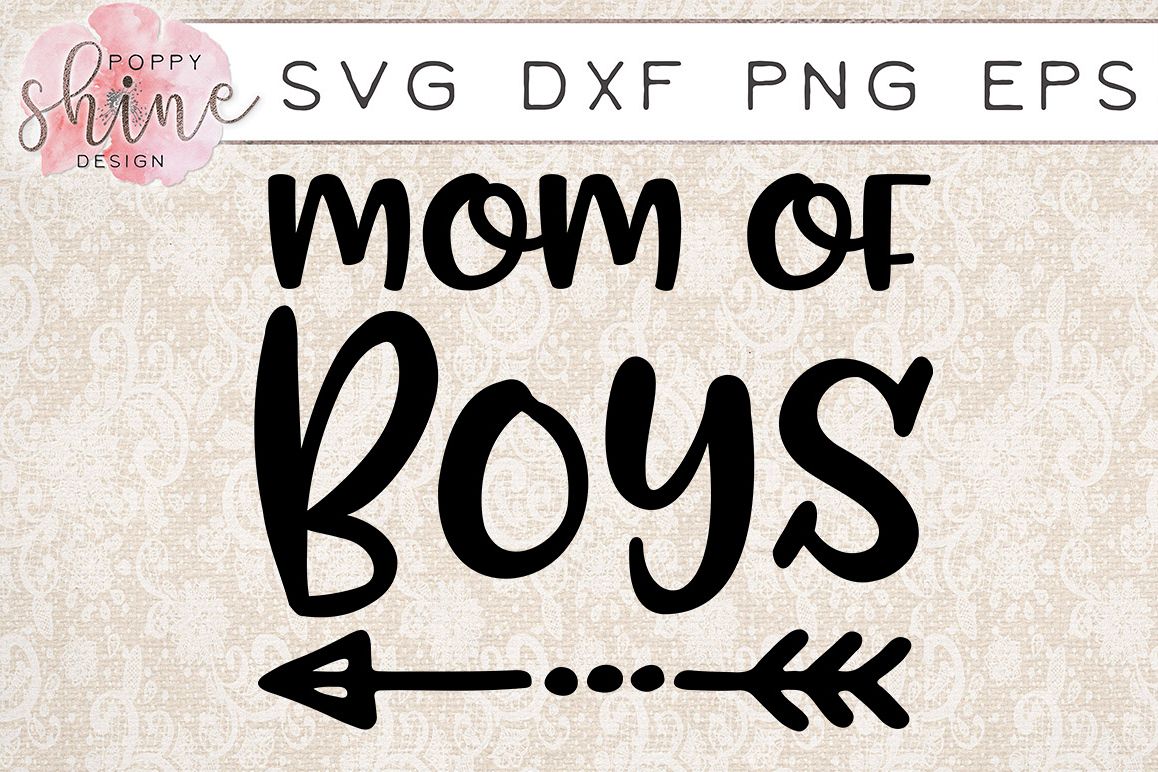 Download Mom of Boys SVG PNG EPS DXF Cutting Files