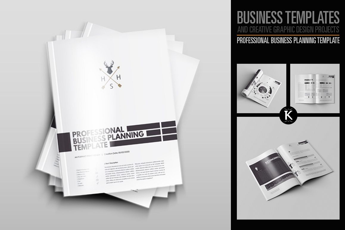 Professional Business Planning Template example image 1