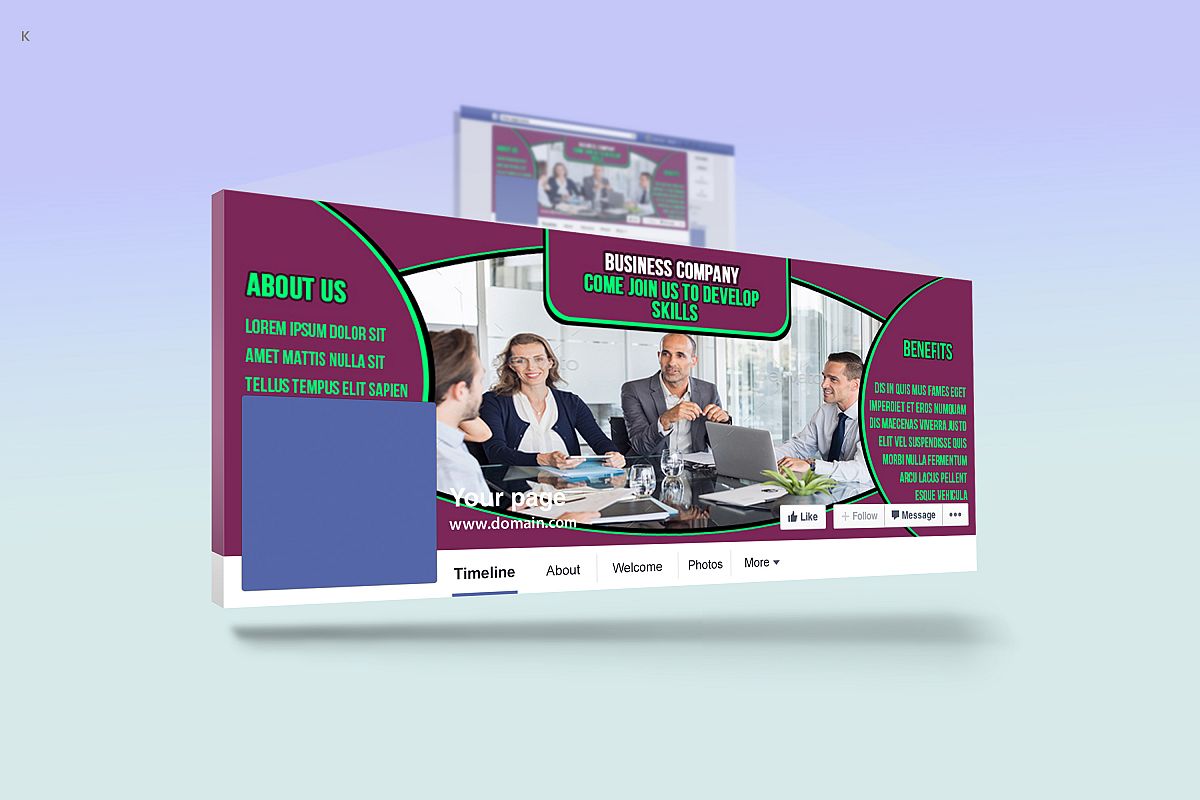 Business Facebook Cover example image 1
