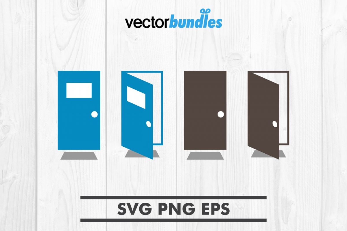 Door clip art svg example image 1