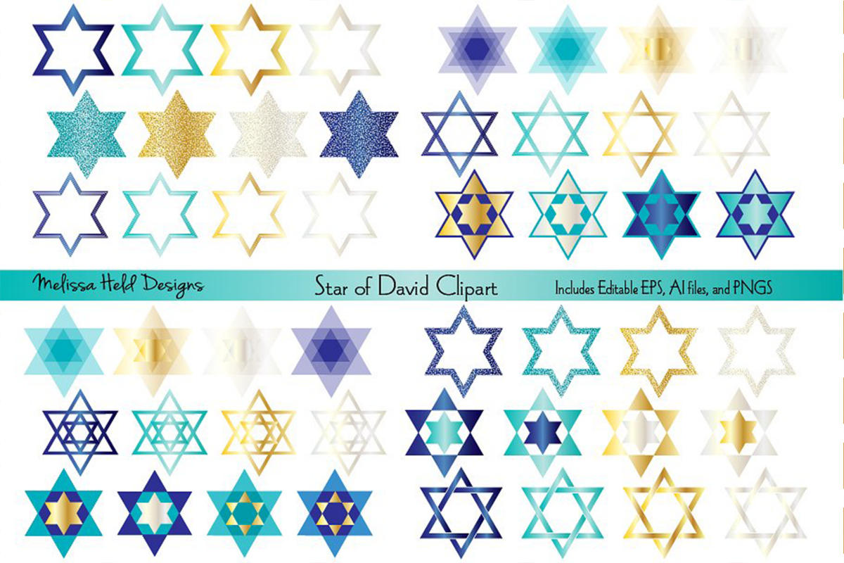 Star of David Clipart example image 1