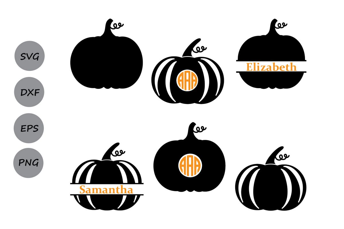 Download Pumpkin SVG, Pumpkin Monogram Svg, Thanksgiving Pumpkin Svg, Thanksgiving Svg, Pumpkin ...