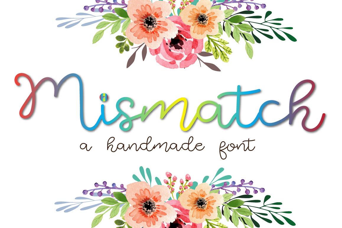 Mismatch - A handmade cool and elegant font example image 1