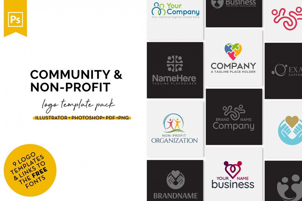 Community Logo Design Set example image 1