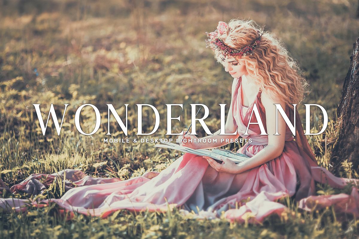 Wonderland Mobile & Desktop Lightroom Presets Collection example image 1