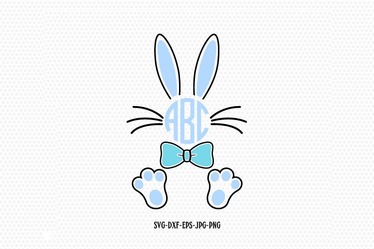Download Bunny Svg, Easter Svg, Boy Cute Easter Bunny Svg (220085) | SVGs | Design Bundles