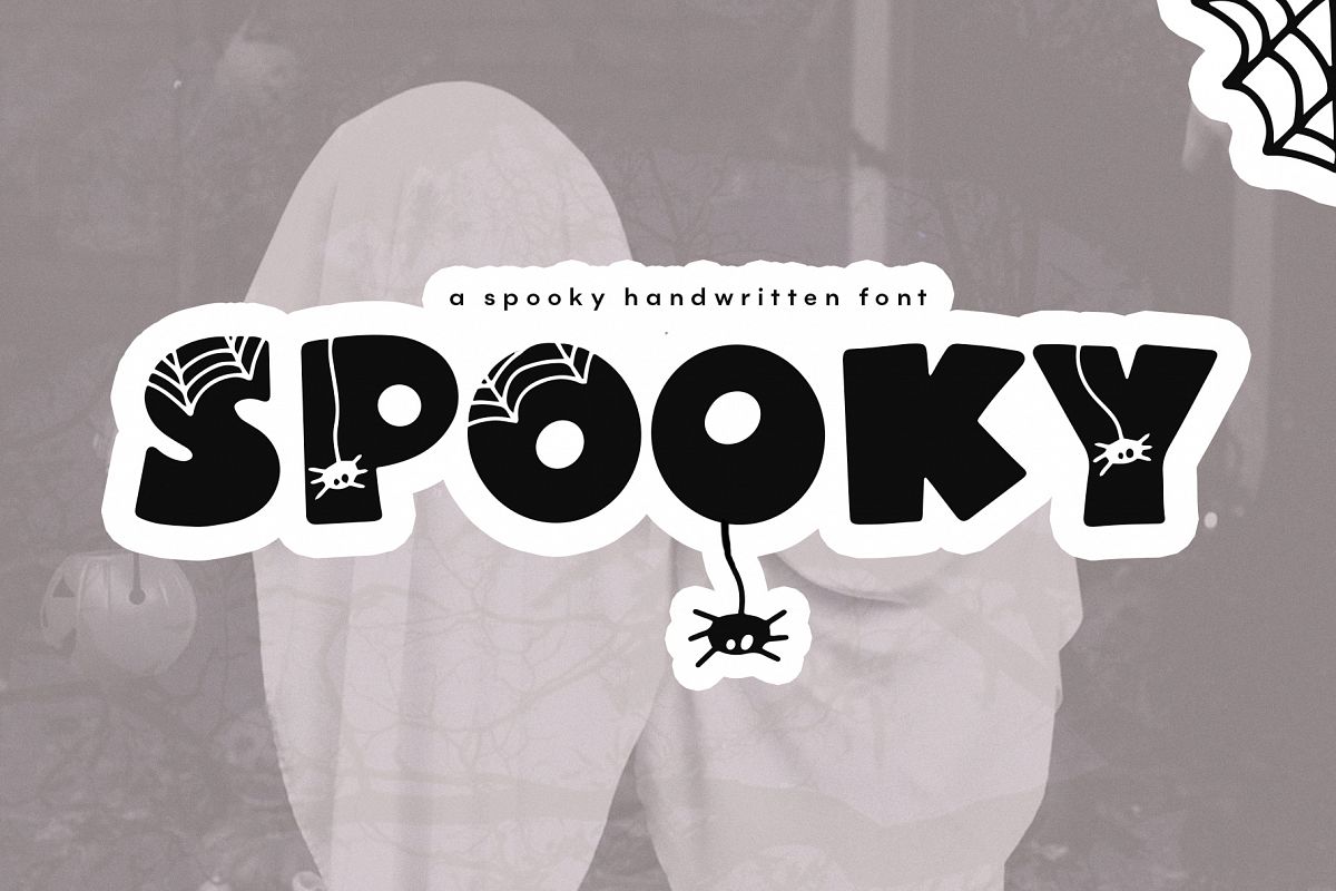 Spooky - A Quirky Halloween Font example image 1