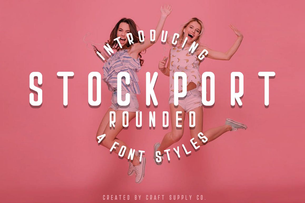 Stockport Rounded + Bonus Logo example image 1