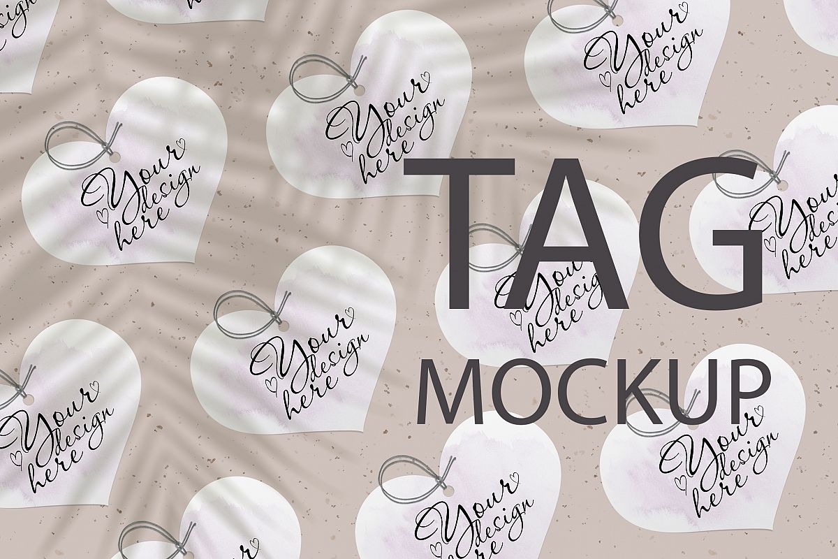 Label tag mockup example image 1