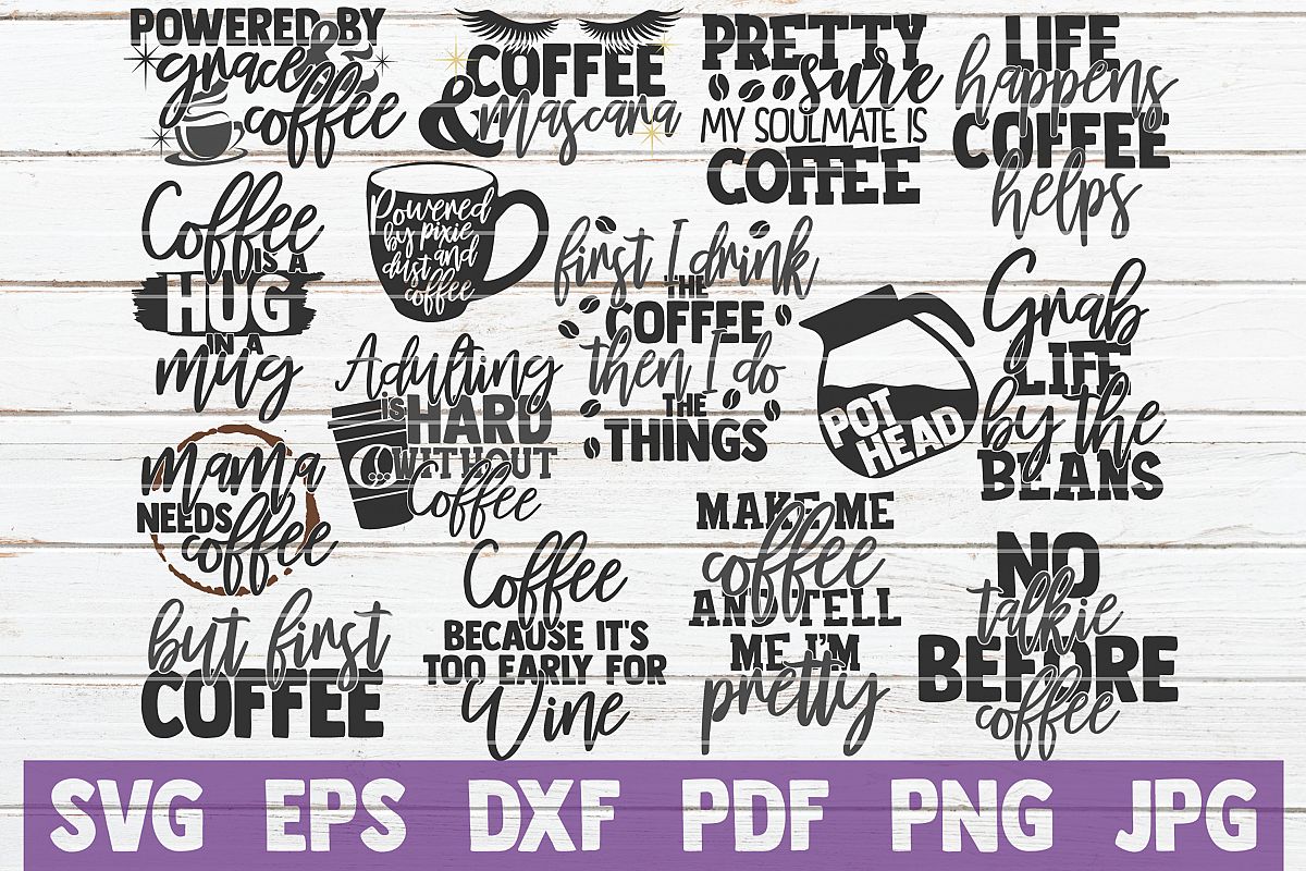 Download Coffee SVG Bundle | SVG Cut files | commercial use