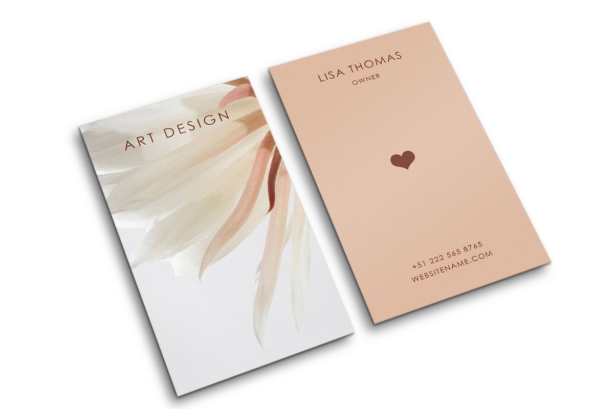 Beautiful creative art business Card example image 1