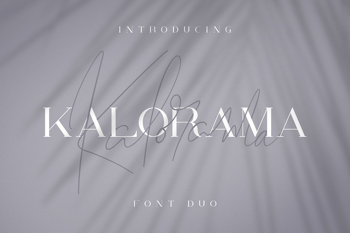 Kalorama - Font duo example image 1