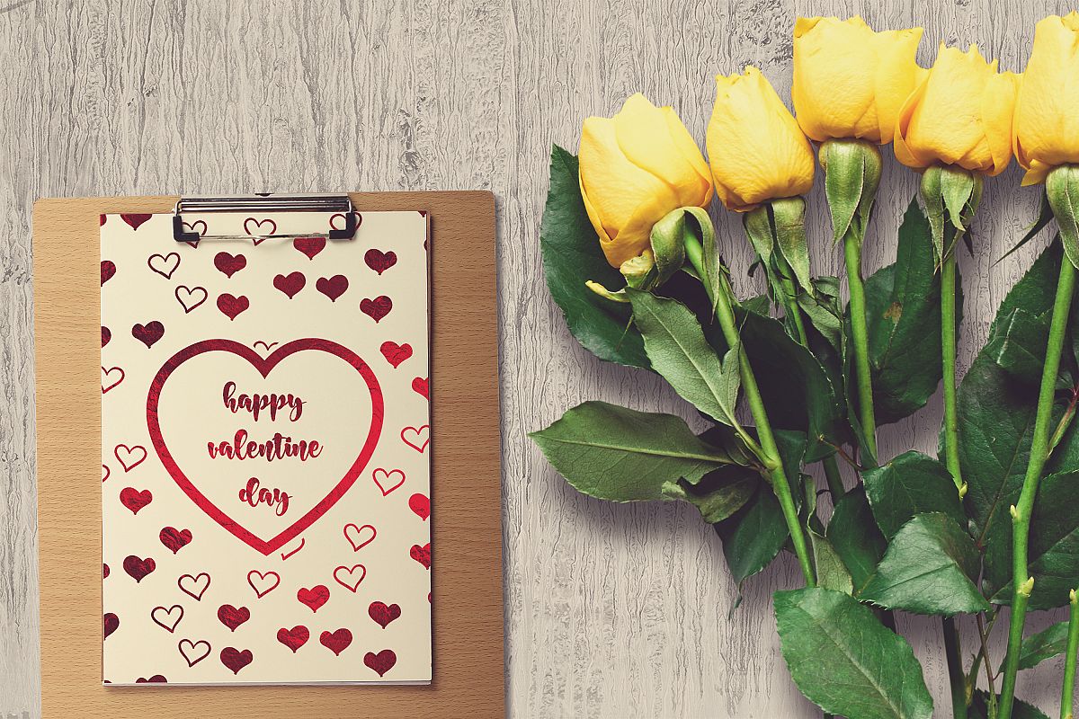 Valentine A4 Letter Mock-up #21 example image 1