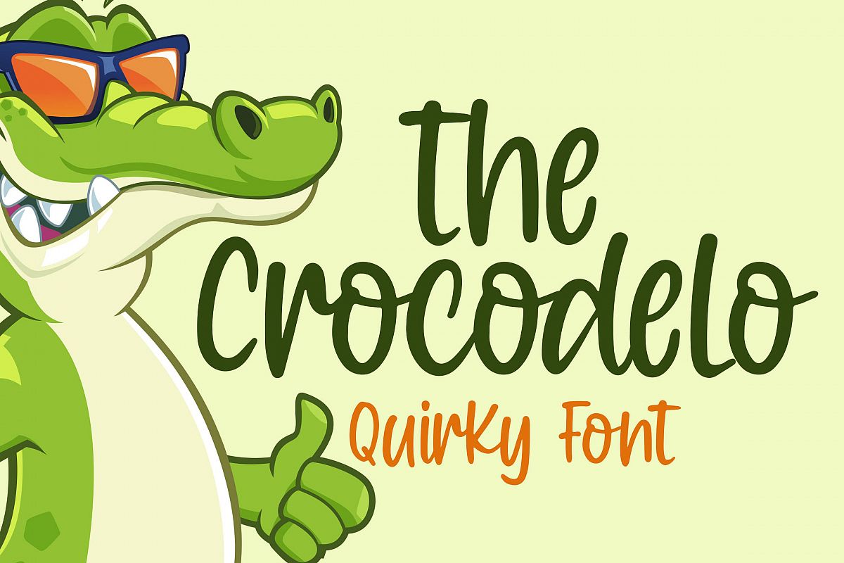Crocodelo - a Quirky Font example image 1
