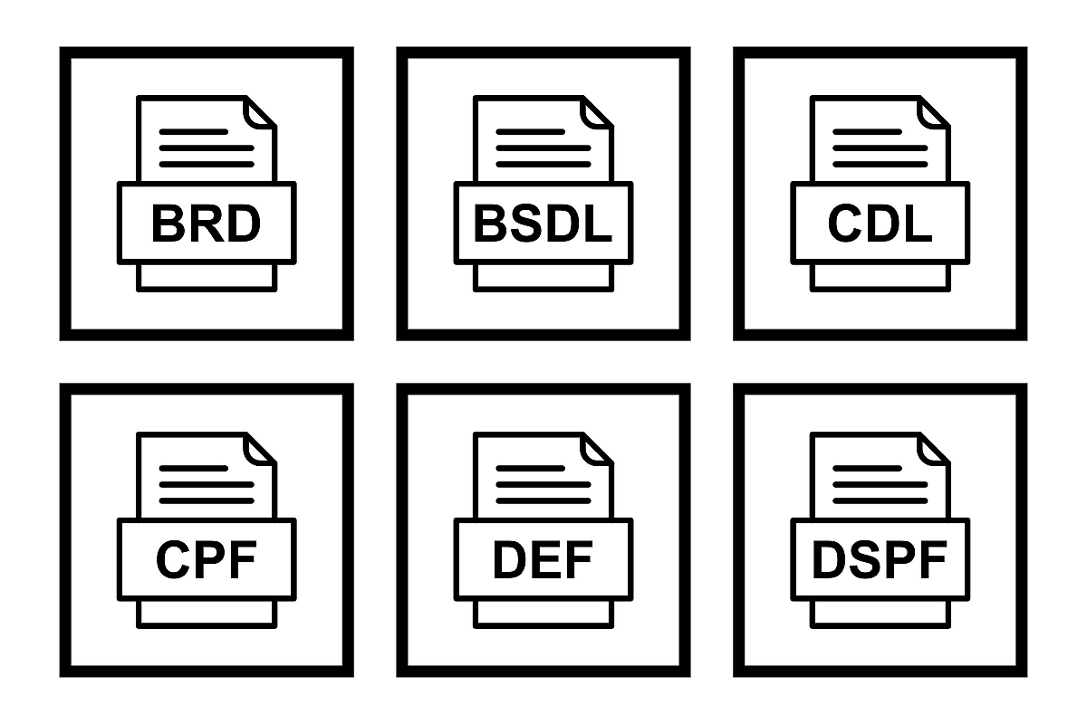 Set Of File Formats Icons example image 1