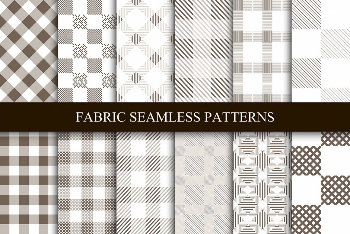 Fabric seamless patterns. example image 1