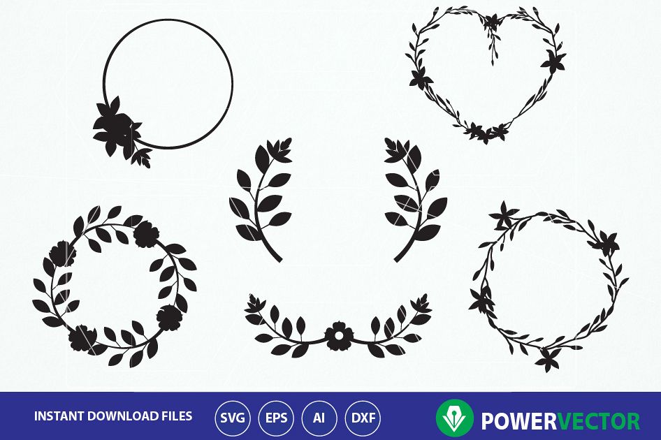 Free Free 106 Flower Wreath Svg Free SVG PNG EPS DXF File