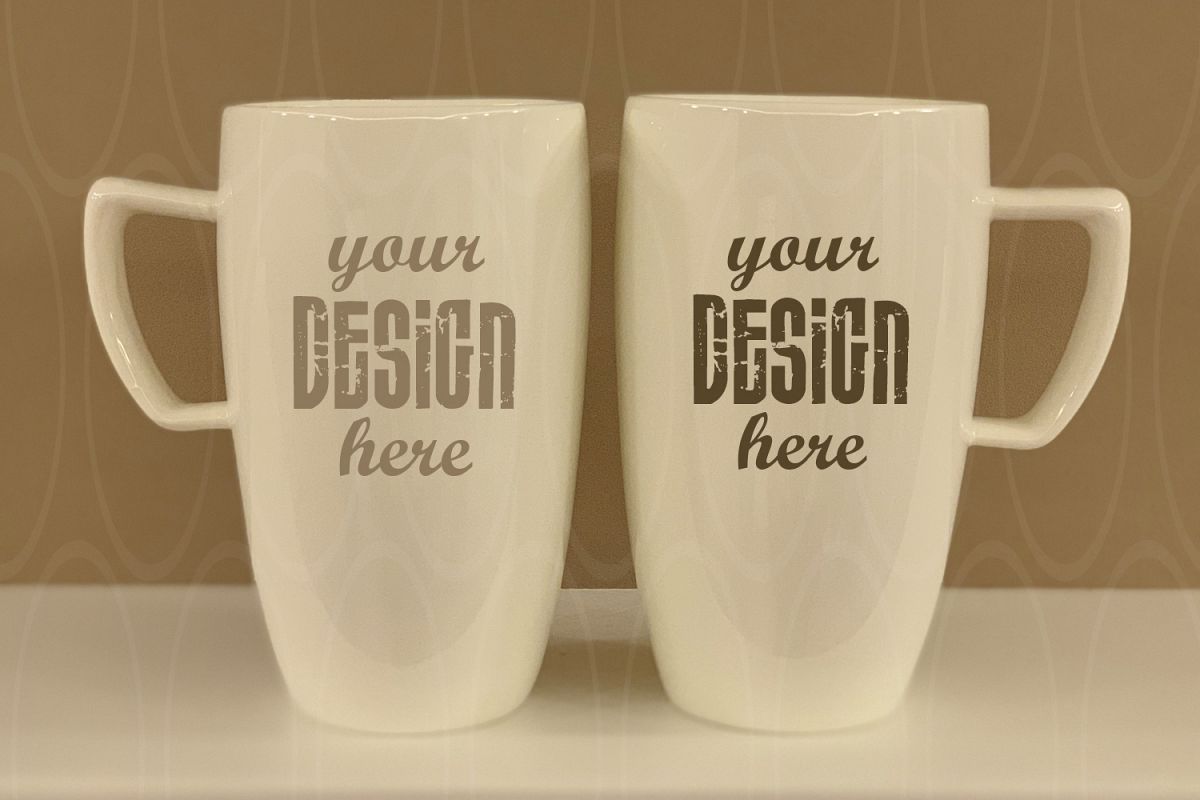 Mugs mock up Styled Stock Photography Blank example image 1