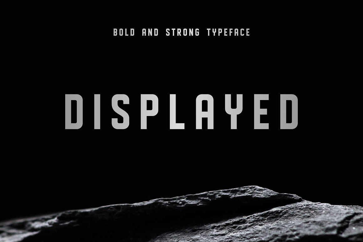 DISPLAYED FONT example image 1