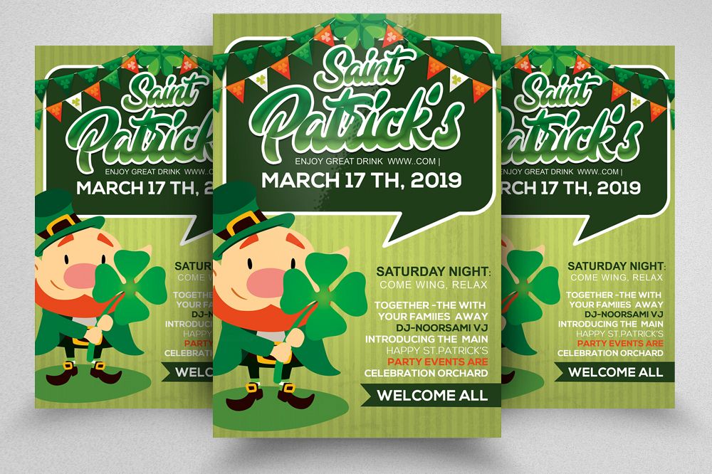 St. Patricks Day Flyer Template example image 1
